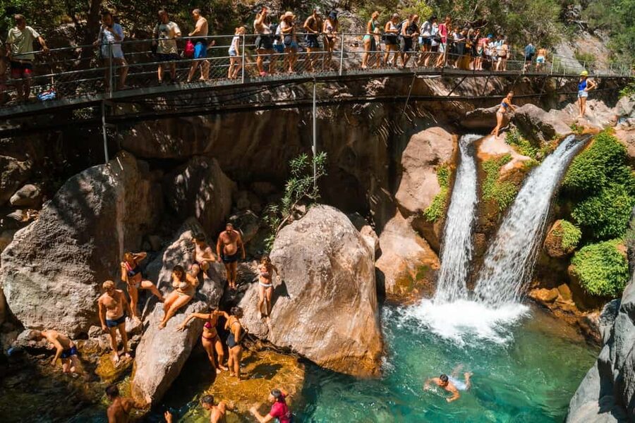 Alanya: 3-in-1 Sapadere Waterfalls, Dim Stream, & Cave Tour - Cüceler Cave (Dwarves Cave): cool air and limestone magic