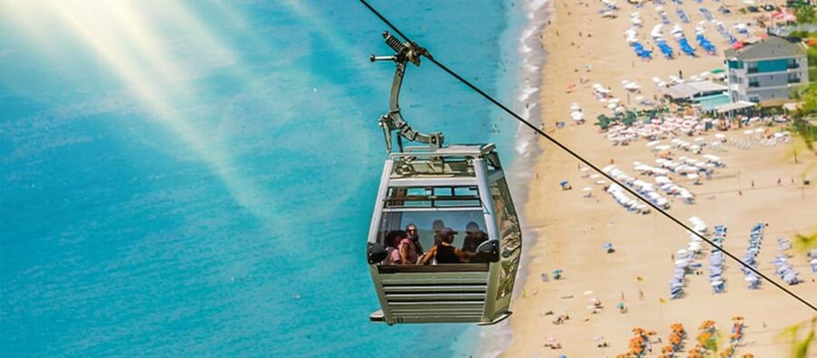 Alanya 4-Hour City Tour: Castle, Cave, & Sunset Panora - Teleferik cable car or bus up to Alanya Castle