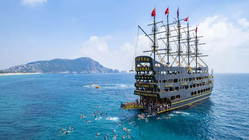 Alanya: All Inclusive Luxury Boat Trip & Free Time in Alanya - Buffet Lunch on Board, Then the Three Cave Passes