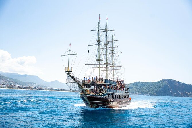 Alanya Boat Trip with Lunch and Hotel Pickup Pirate Adventure - Key highlights you’ll feel immediately