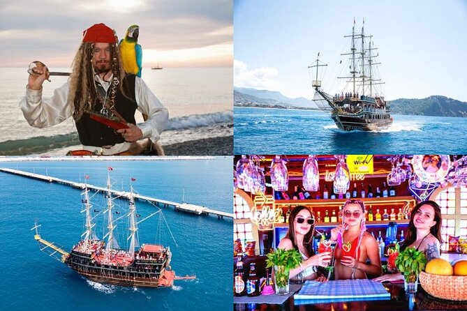 Alanya Boat Trip with Lunch and Hotel Pickup Pirate Adventure - Sailing from the Red Tower area: your first hour at sea