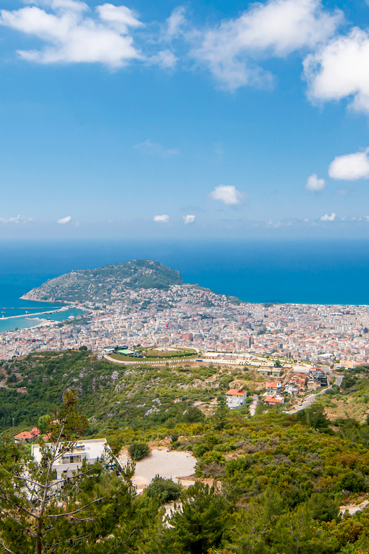 Alanya: Captivating Views & Cultural Gems Tour w/ Cable Car - The viewing terrace and the I LOVE ALANYA sign