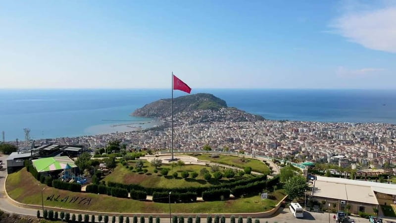 Alanya: Castle Sunset Tour, Damlatas Cave&Cable Car Options - The extra viewpoint and the Alanya sign moment