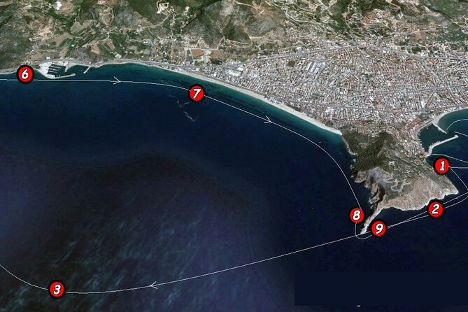 Alanya Catamaran Boat Trip incl. Lunch and drinks - Kleopatra Beach, Alanya Castle, and Shipyard views from the water