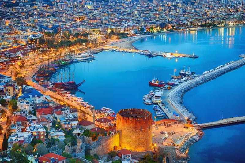 Alanya: Full-Day City Tour with Sunset Views, Beach, & Caves - Alanya Castle, cable car, Süleymaniye Mosque, and Bedesten Bazaar