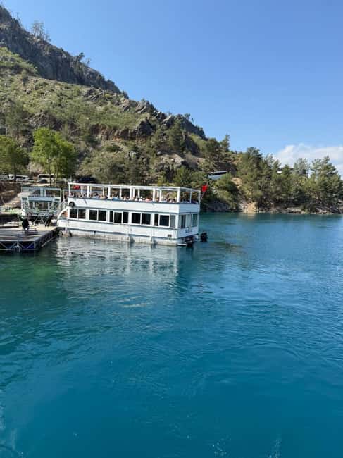 Alanya: Green Canyon Full-Day Boat Tour with Lunch & Drinks - Swim stop in the canyon waters: when to be ready