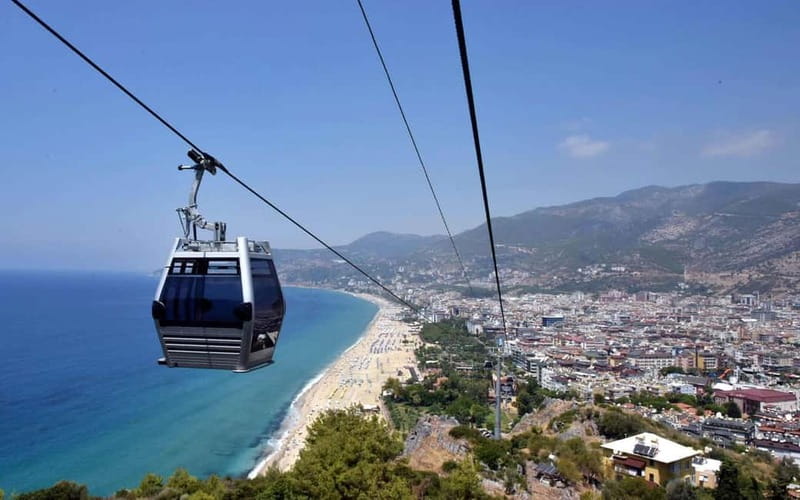 Alanya: Half Day Cable Car, Cave, Terraces&Sunset at Castle - Hotel pickup and express elevators, the smooth stuff you’ll notice