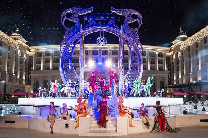 Alanya Land of Legends Night Show with Hotel Transfer - Stop 1: Land of Legends Shopping Avenue after dark