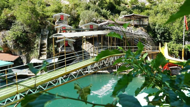 Alanya: Nature Adventure at Dim Cave & Dim River with Lunch - Dim River National Park: lunch, natural pools, slides, and optional zipline