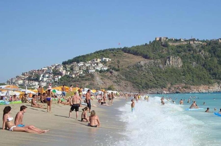 Alanya Night City Tour: Castle, Cleopatra Beach & Cable Car - The panoramic viewpoint, sunset colors, and city lights