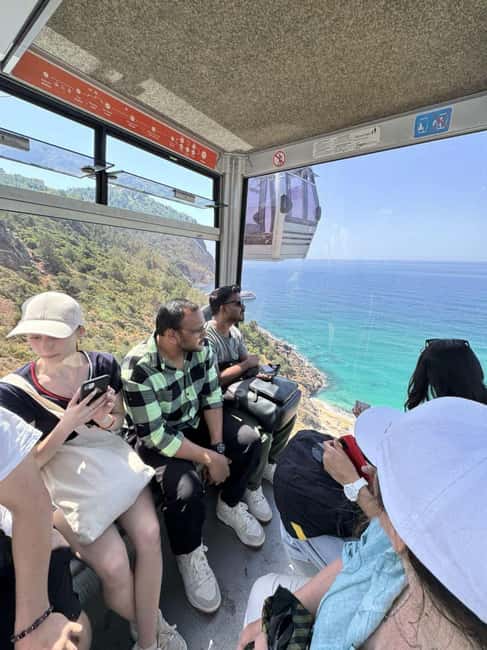 Alanya Night City Tour: Castle, Cleopatra Beach & Cable Car - Damlataş Cave at night, cool air and strange formations