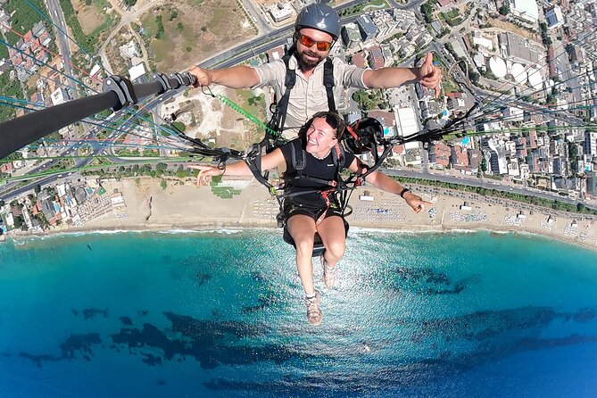 Alanya Paragliding: Your Destination is the Sky - Sky views over Alanya, then a real finish at Cleopatra Beach