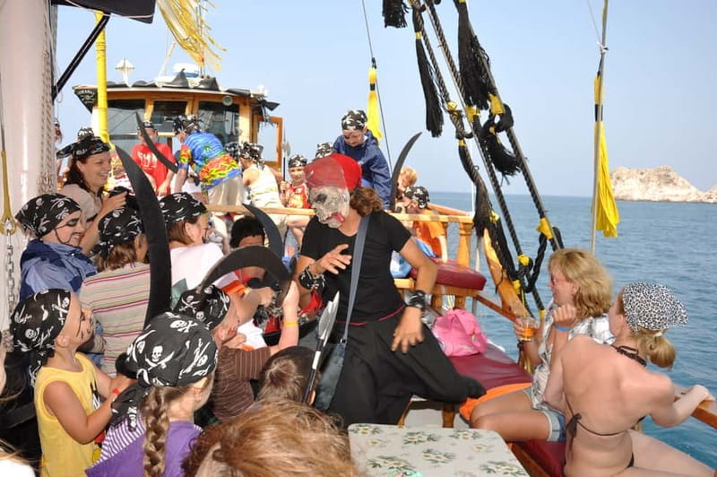 Alanya: Party Pirate Boat Trip w/Meal, Drinks, Pickup Option - Where the Boat Drops You Off, and What That Means for Your Day