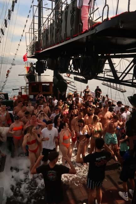 Alanya: Pirate Boat Party with Foam, Disco, Lunch & Drinks - Cave time from the sea: Boğaz, Lovers’, and Maiden’s Cave