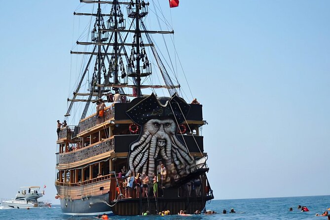 Alanya Pirate Boat Tour with Foam Party Soft Drinks & Transfer - Entering The Pirate Route From Alanya Yat Limanı