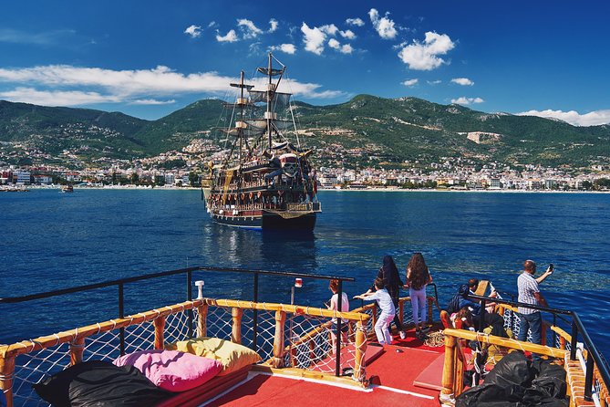 Alanya Pirate Boat with Lunch and Drinks - Red Tower, Shipyard Structure, and the Stories You’ll Hear Along the Way