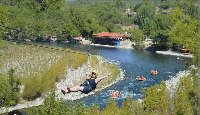 Alanya/Side/Belek: Rafting Mix W/Jeep, Quad, Zipline options - Your mixed-adventure day near Side, Alanya, and Belek