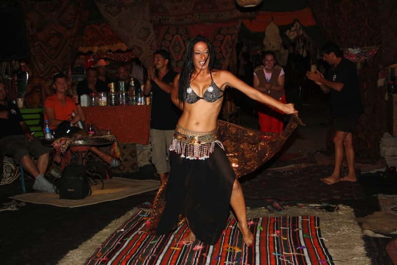 Alanya: Sunset Night Safari with Boat Trip with Dinner - Dinner, Belly Dancing, and the Late-Night Finish