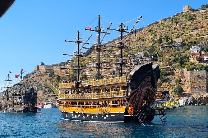 All Inclusive Pirate Boat Trip in Alanya - Lunch Off the Coast of Cleopatra Beach