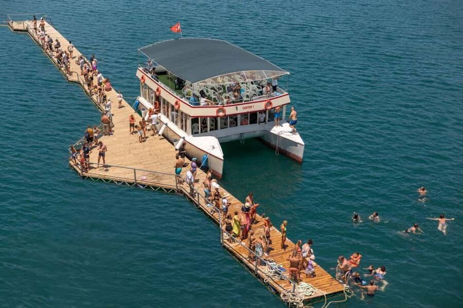 Antalya/Alanya: Green Canyon With Boat&Lunch - Green Canyon on the water: photos, history points, and swim time