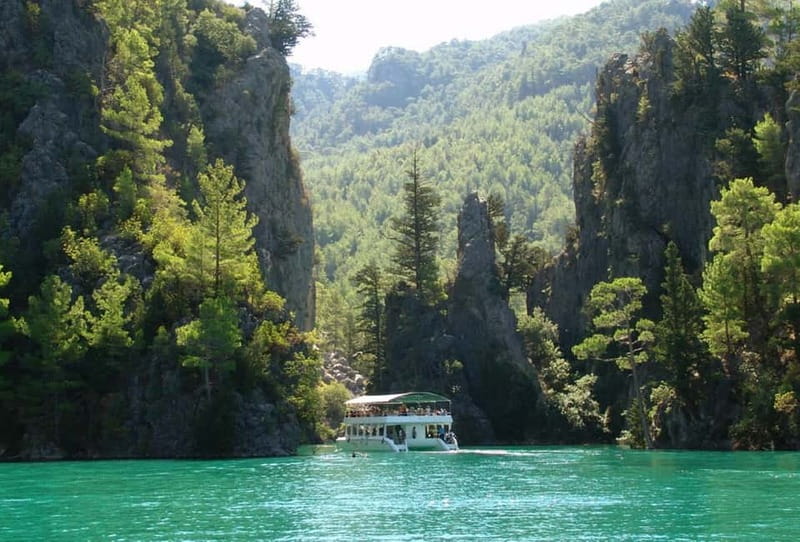 Antalya-Alanya-Side: Green Canyon Boat with Lunch&Transfers - The swim stop: fun if you come prepared