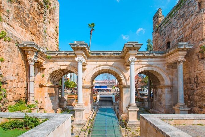 Antalya All-Inclusive City Tour with Cable Car, Boat & Waterfalls - Kaleiçi Marina to the Coast: The One-Hour Boat Cruise and the 40-Meter Drop