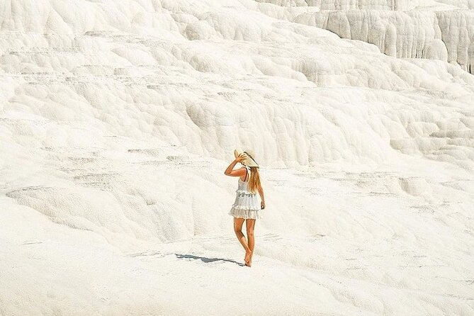 Antalya / Belek : Pamukkale Day Trip w/ Hierapolis &Thermal Pools - 3 Hours at Pamukkale Thermal Pools: Planning for Baths, Cliffs, and Ruins