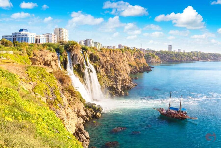 Antalya Boat Tour: Düden Waterfall, Swim & Soft Drinks - Lara Bay Beach Time, Sunbathing, and the Sea Cave Bonus