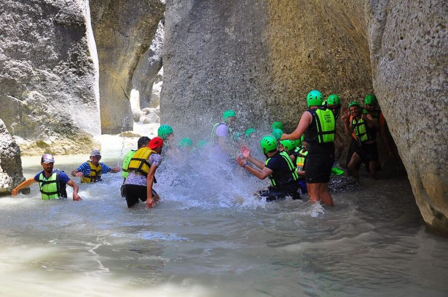 Antalya:Canyoning,Rafting,Zipline,Canyon visit with Lunch - Canyoning in Antalya: Cold water, canyon walking, and real effort