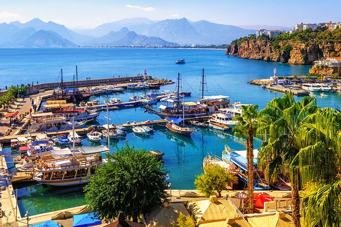 Antalya City 2 Waterfall & Boat Tour - Kaleiçi Marina boat cruise: a change of pace on the water
