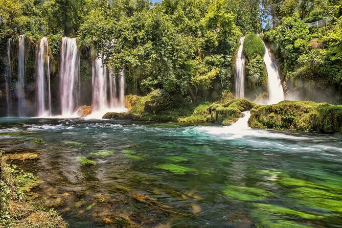 Antalya City 2 Waterfall & Boat Tour - Varyant terrace at Konyaaltı: finish with a seafront viewpoint