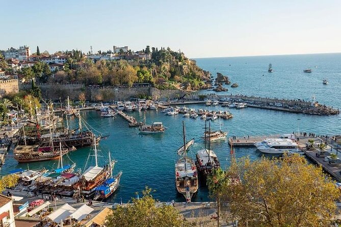 Antalya City Tour Duden Waterfalls, Old City & Boat Ride - Upper Düden Falls: Caves, Mills, and That Underground-Water Feeling