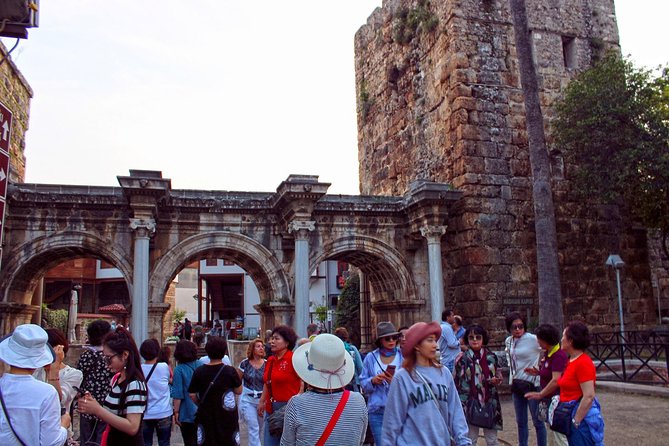Antalya City Tour w/Boat Trip, Old Town & Waterfall From Belek - Hadrian’s Gate free time: quick, classic, and useful