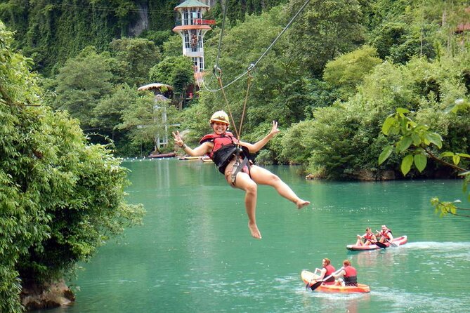 Antalya Combo Tour 3 in 1 Adventure Rafting & Quad Bike & Zipline - Zipline: short, fun, and usually not the whole day