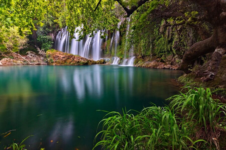 Antalya: Duden Waterfall Relax Boat Trip with Lunch - Swim Stops in Crystal Mediterranean Water (Two Chances to Get Away From the Heat)