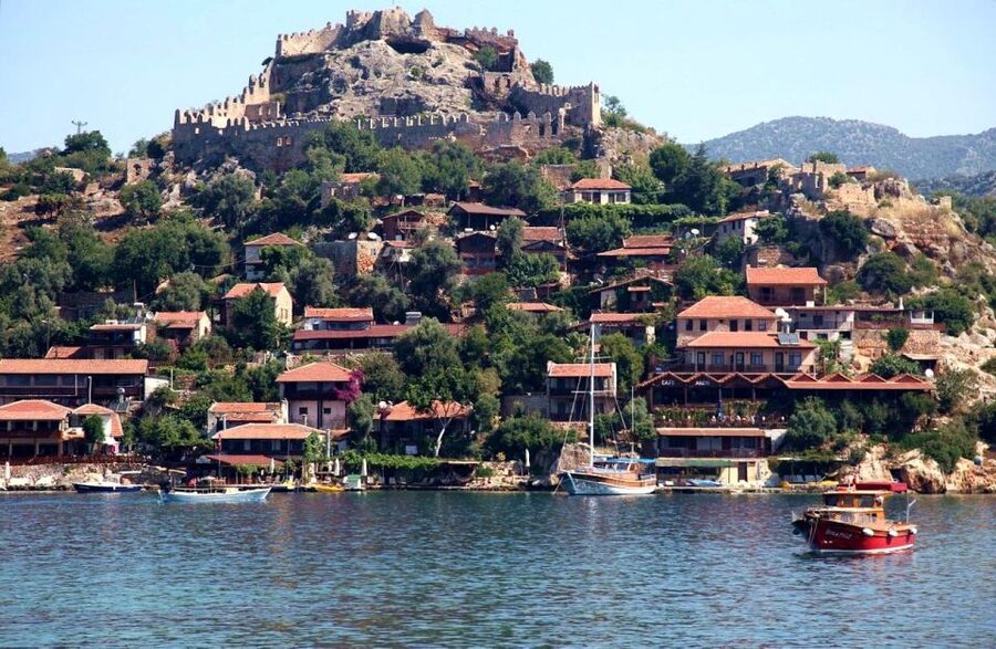 Antalya/Kemer: Kekova Sunken City, Demre & Lycia Day Tour - Kekova Sunken City from a glass-bottom yacht, plus the swim