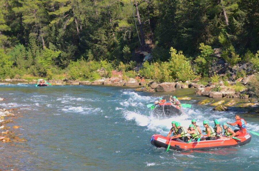 Antalya/Kemer: Koprulu Canyon Whitewater Rafting with Lunch - Halfway break: why rest is built into the day