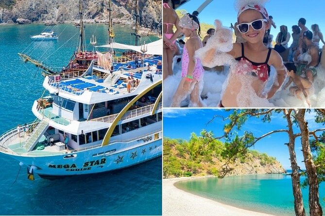 Antalya / Kemer : Mega Star Party Boat Trip w/ Lunch & Transfer - Key Highlights Before You Go