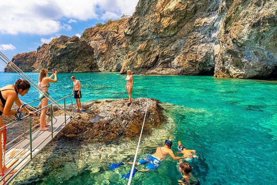 Antalya: Lara Pirate Boat Day Trip w/ Lunch & Soft Drink - Lower Düden Waterfalls Photo Time and Optional Add-Ons