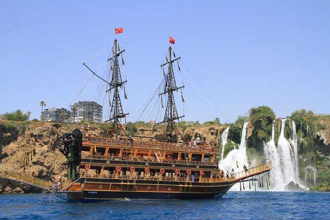 Antalya Lara Pirate Boat Day Trip with Lunch & Soft Drink - From Lara Pickup to Atlantic Pirate Boat, the day’s flow