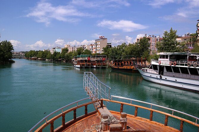 Antalya: Manavgat River Cruise, Waterfalls and Market Tour - The Manavgat dock and boat ride, where the real vacation feeling happens