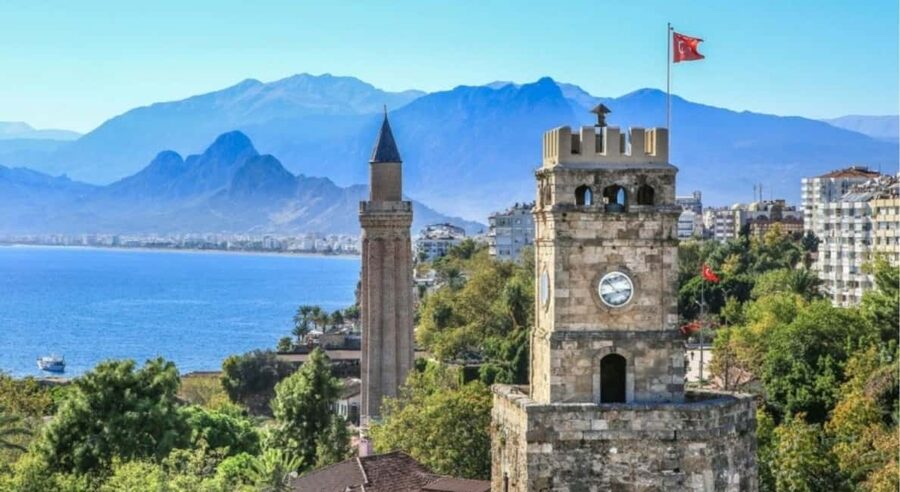 Antalya : Old City Tour w/Cable Car & Waterfalls & Boat Trip - Kaleiçi Old Town walking route, Hadrianus Gate to the Clock Tower