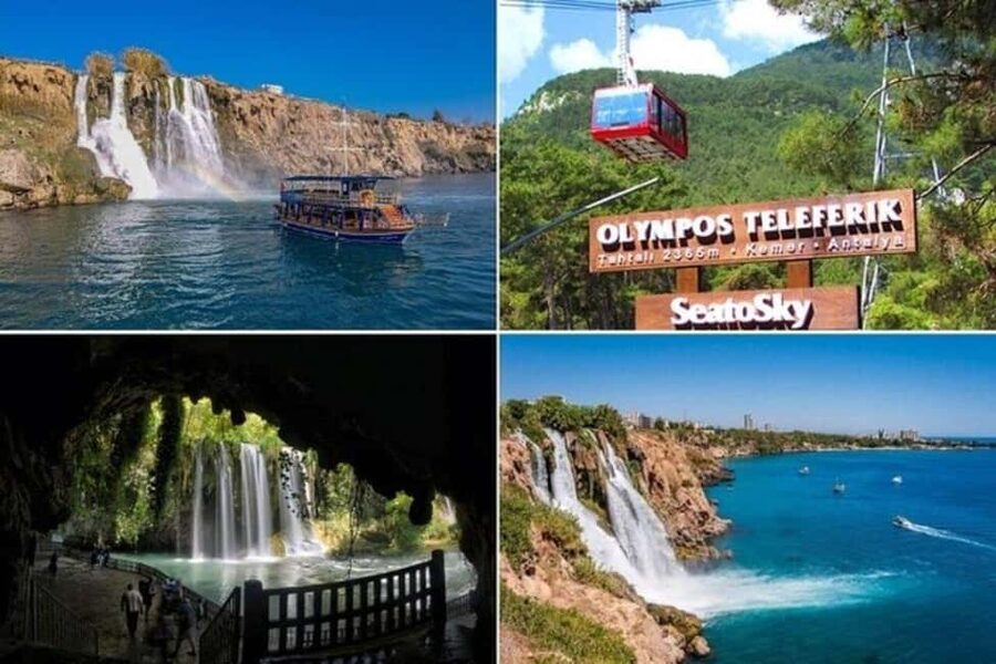 Antalya : Old City Tour w/Cable Car & Waterfalls & Boat Trip - Olympos Cable Car, 2365 meters of views