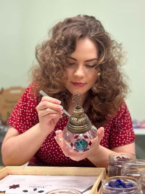 Antalya Old Town: Traditional Mosaic Lamp or Candle Workshop - Antalya Old Town Turns a Craft Class Into an Actual Moment