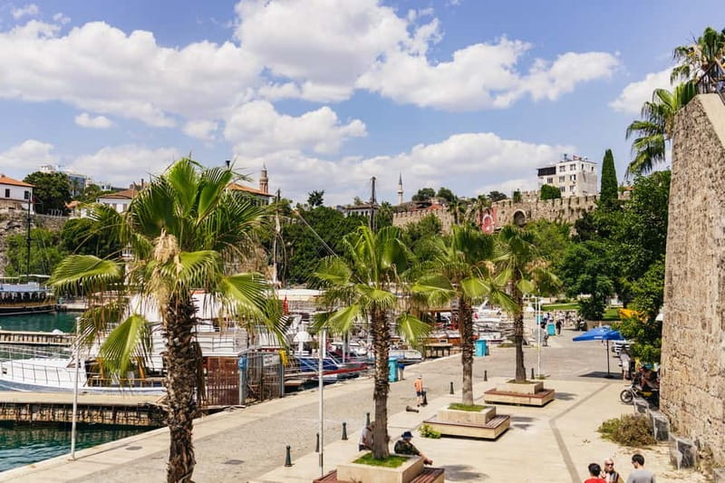 Antalya: Old Town with Aquarium or Cable Car & Waterfalls - When your plan includes a boat trip from Antalya Marina