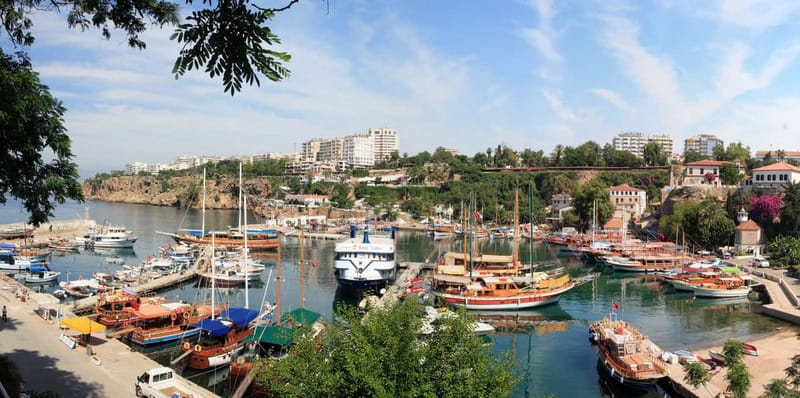 Antalya Private City Tour Waterfalls and Old Town Boat Tour - Upper Düden Falls: the walk-behind waterfall moment