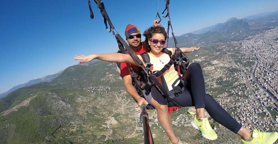 Antalya: Tandem Paragliding Experience with Transfer - The flight route, what you’ll actually see from the sky