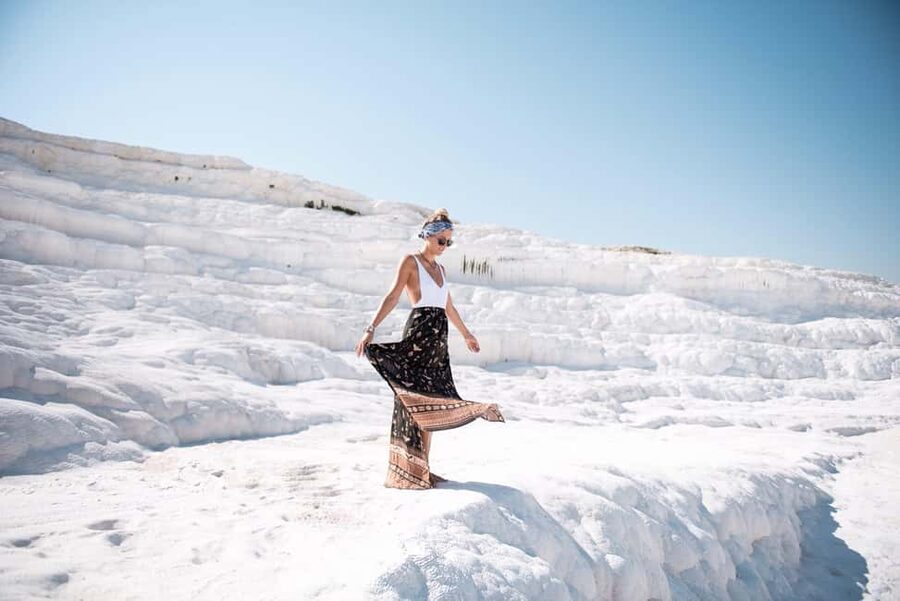 Antalya to Pamukkale: Day Tour W/Optional Hot Air Balloon - Hierapolis First: Roman Theater, Necropolis, and Temple of Apollo