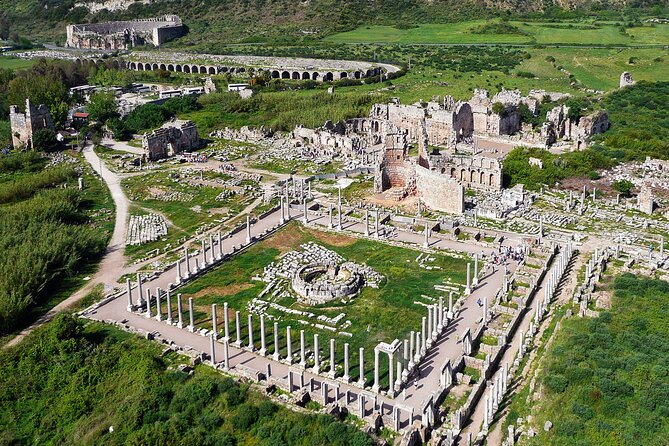 Antalya Tour To Perge Aspendos And Side With Manavgat Waterfall - Side Antik Kenti: Apollo Temple, marble columns, and sea views