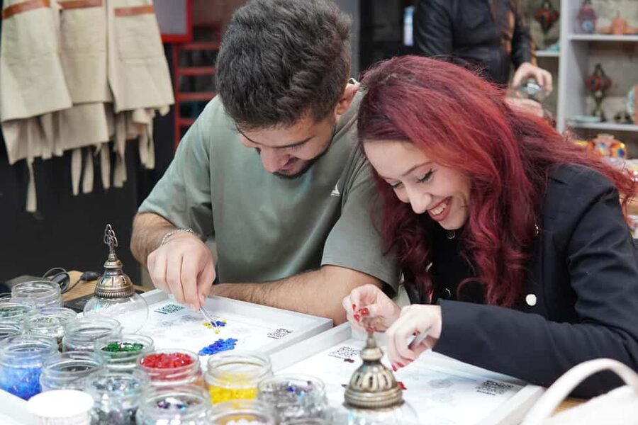 Antalya: Traditional Mosaic Lamp Workshop - A Glowing Break - Tea, coffee, and Turkish delight, not just a snack